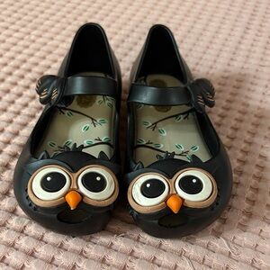 Black Owl Kids Shoes